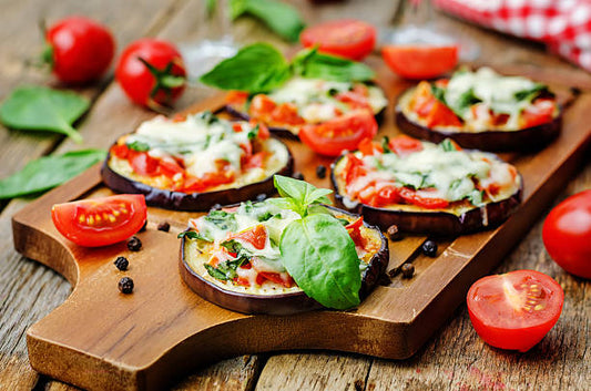 PIZZA D'AUBERGINES